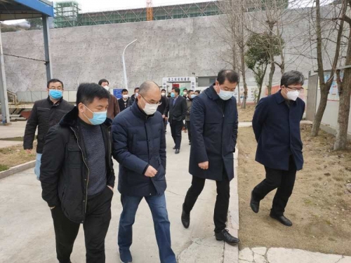 【领导关怀】发挥优势  共克时艰——市城投集团检查组一行对腾博汇集团天子岭分类减量EPC项目复工情况检查指导